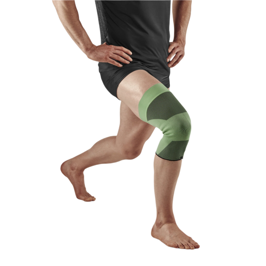 Mid Support Knee Sleeve, Green-Mid