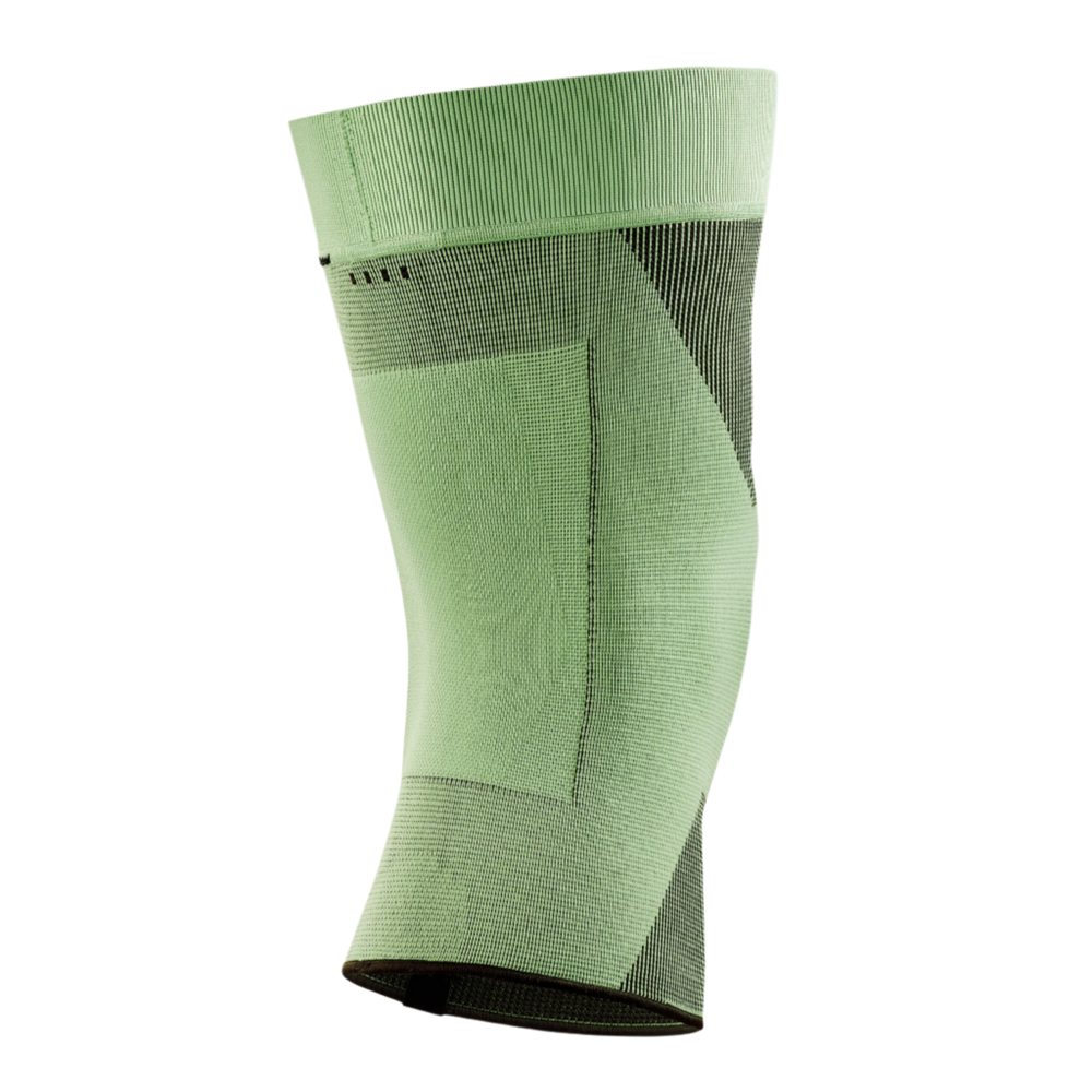 Mid Support Knee Sleeve, Green-Mid, Back View