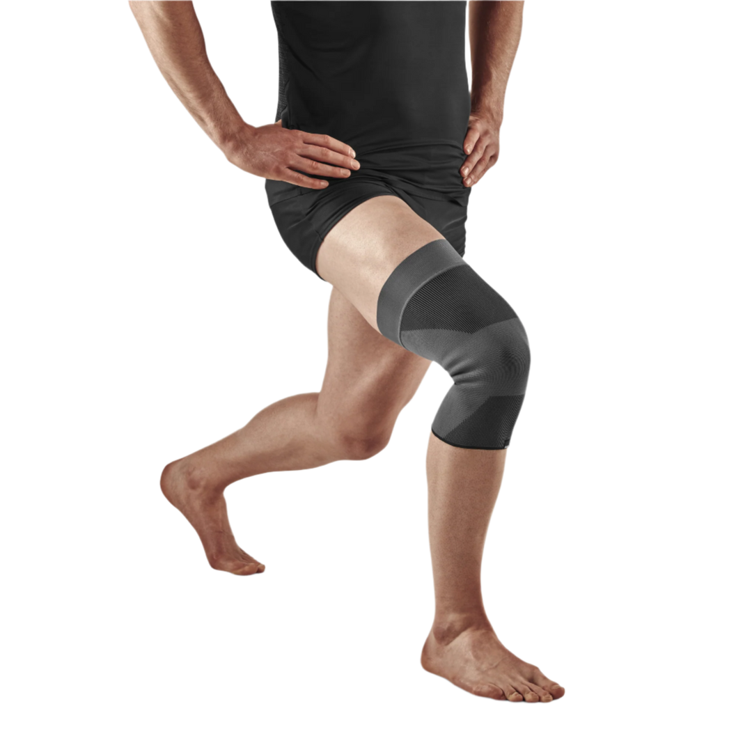 Mid Support Knee Sleeve, Grey-Mid