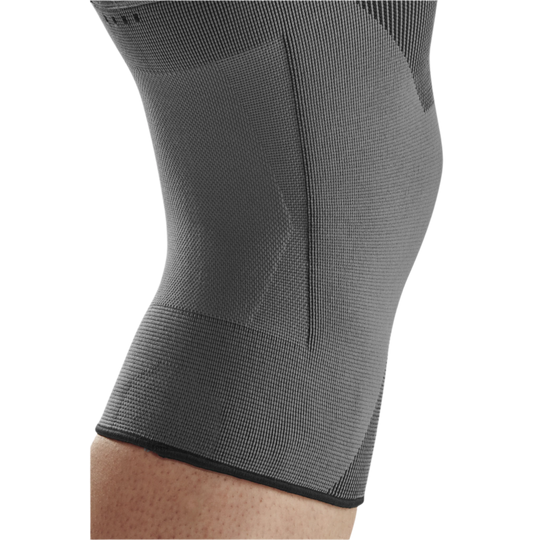 Mid Support Knee Sleeve, Grey-Mid, Back Detail View