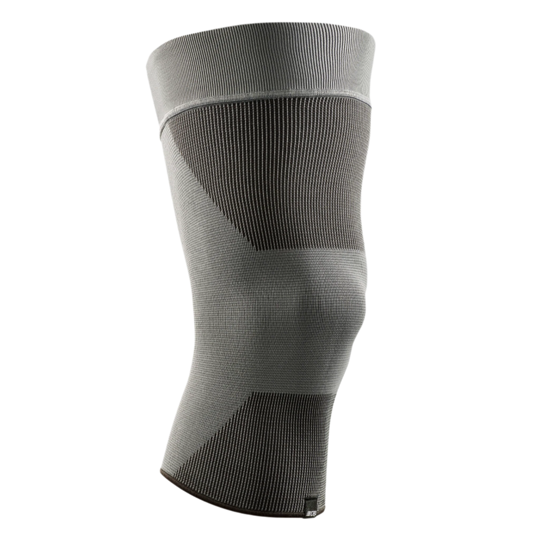 Mid Support Knee Sleeve, Grey-Mid, Front View