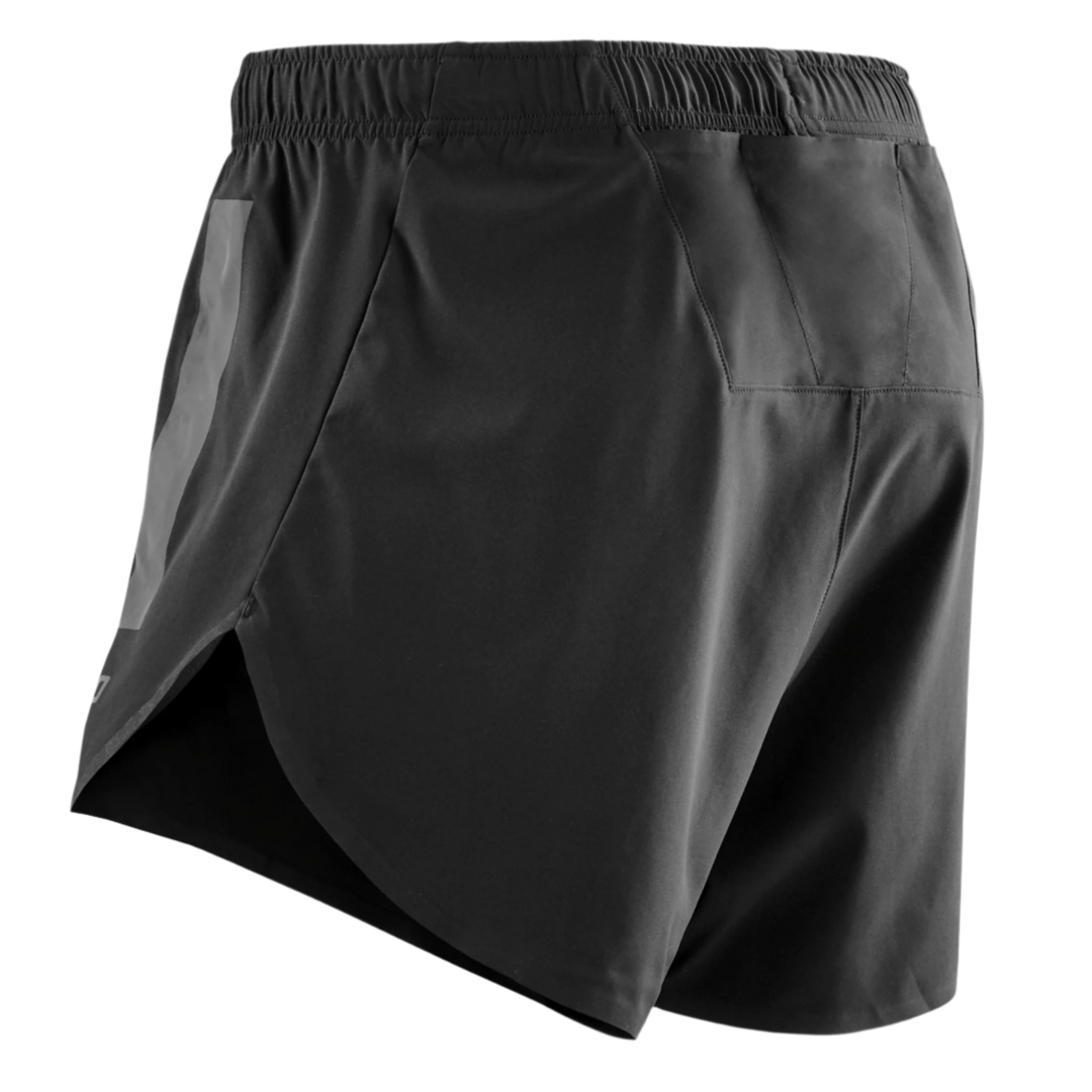 Race Loose Fit Shorts, Women, Black, Back View