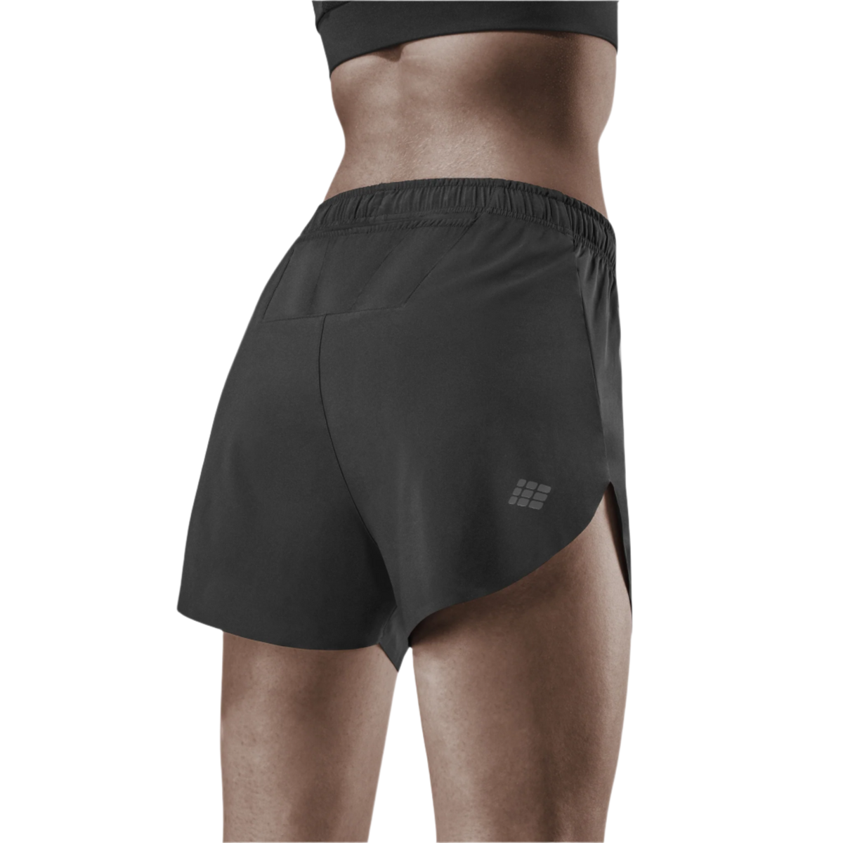 Race Loose Fit Shorts, Women, Black, Back Alternate View