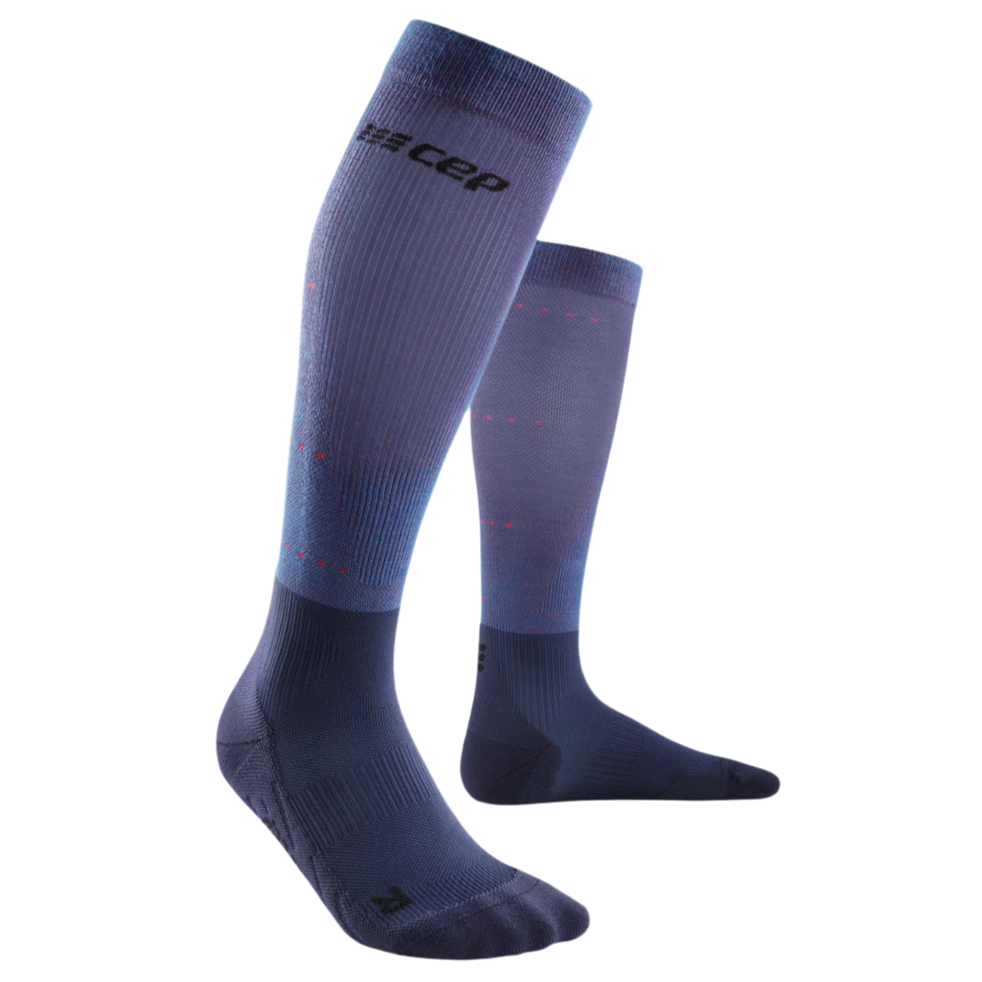 Infrared Recovery Compression Socks, Men, Midnight Blue, Front View