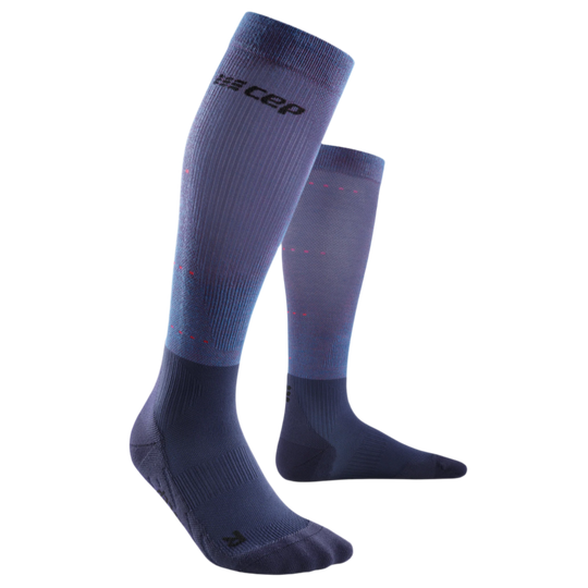 Infrared Recovery Compression Socks, Men, Midnight Blue, Front View