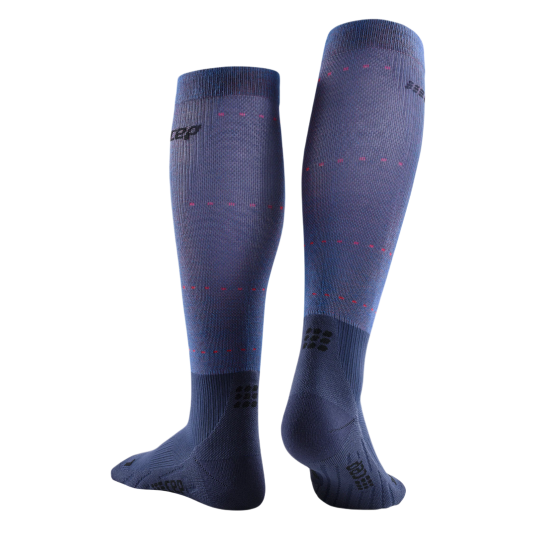 Infrared Recovery Compression Socks, Men, Midnight Blue, Back View