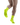 Reflective Mid Cut Compression Socks, Men, Neon Yellow/Silver, Back View Model