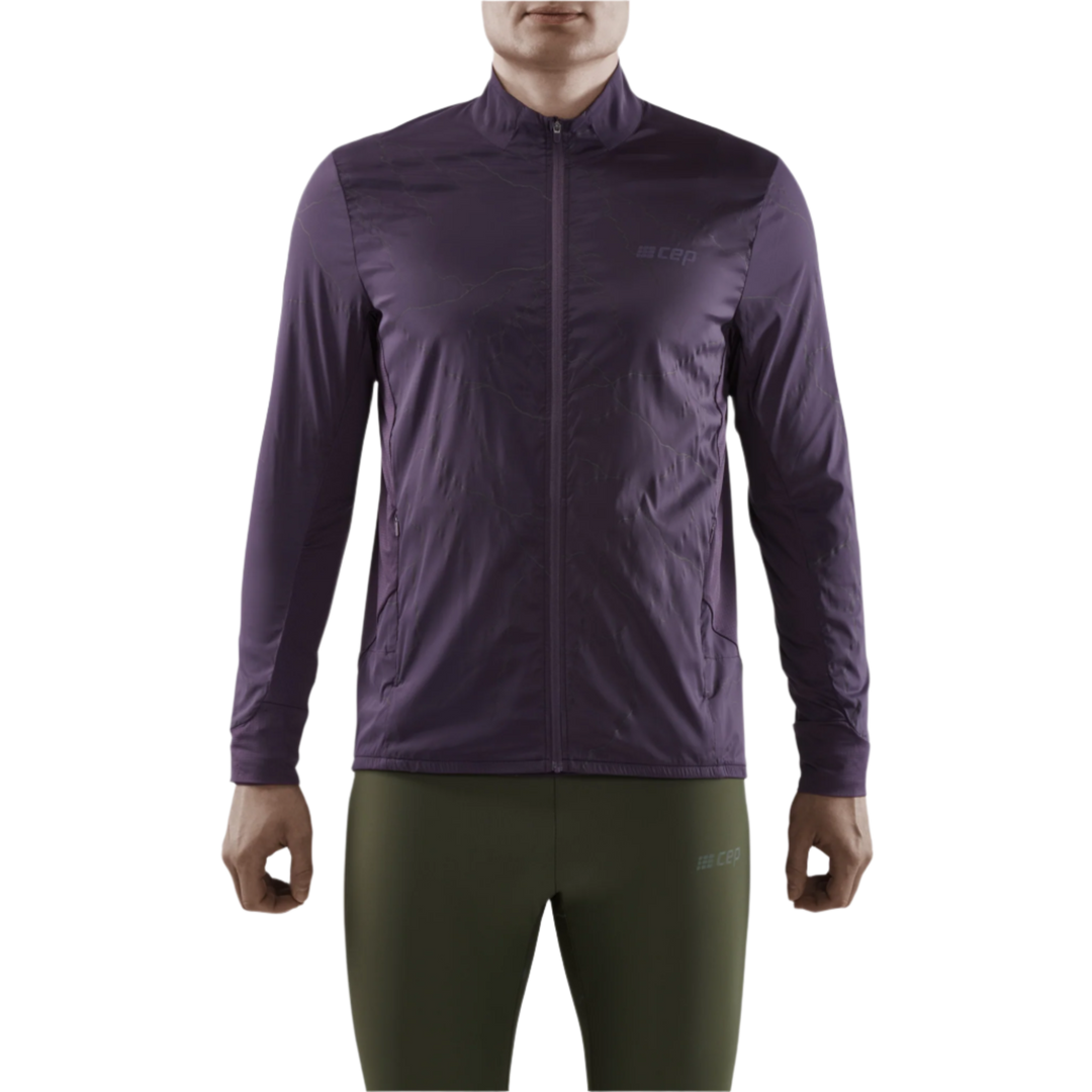 Reflective Windbreaker, Men, Purple