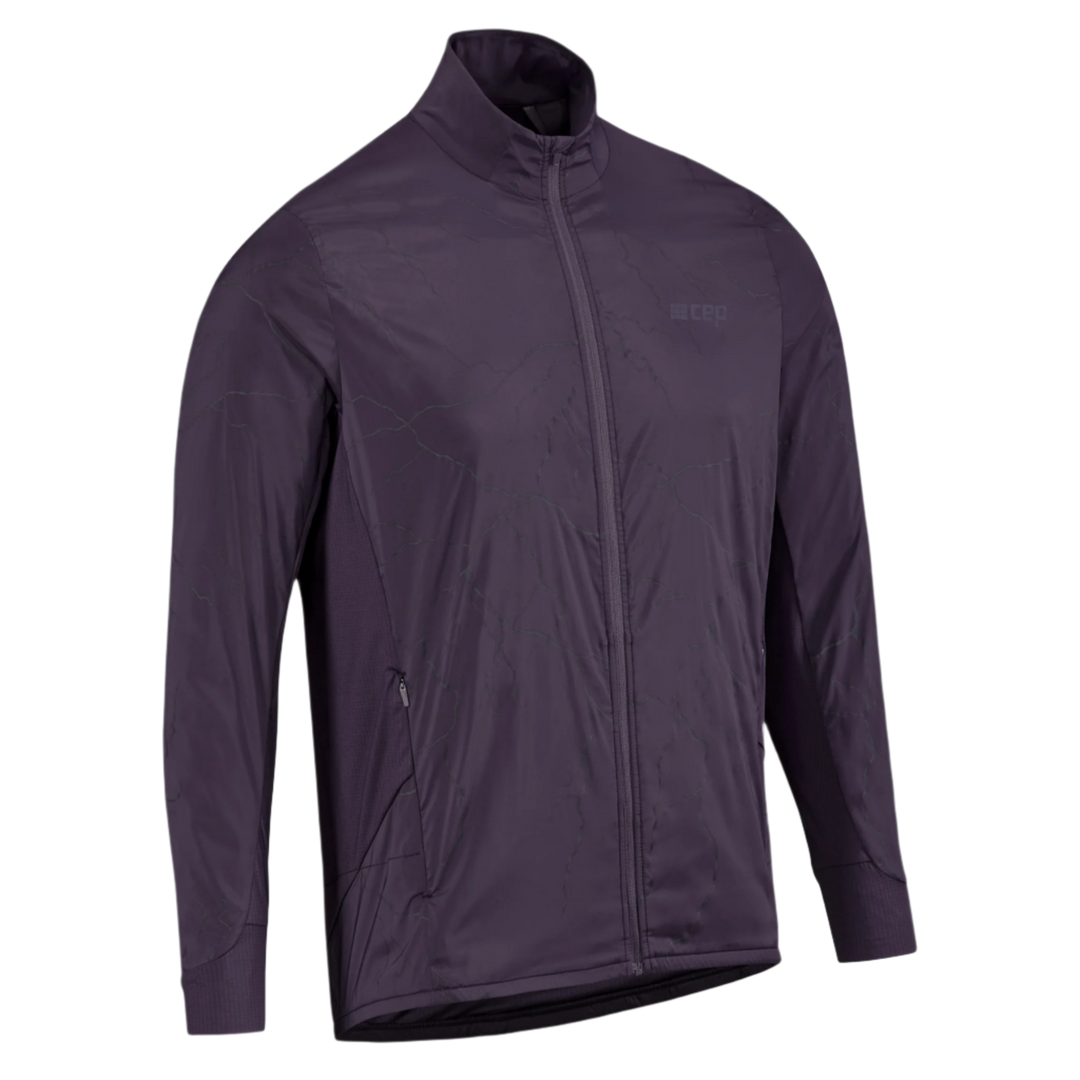 Reflective Windbreaker, Men, Purple, Front View