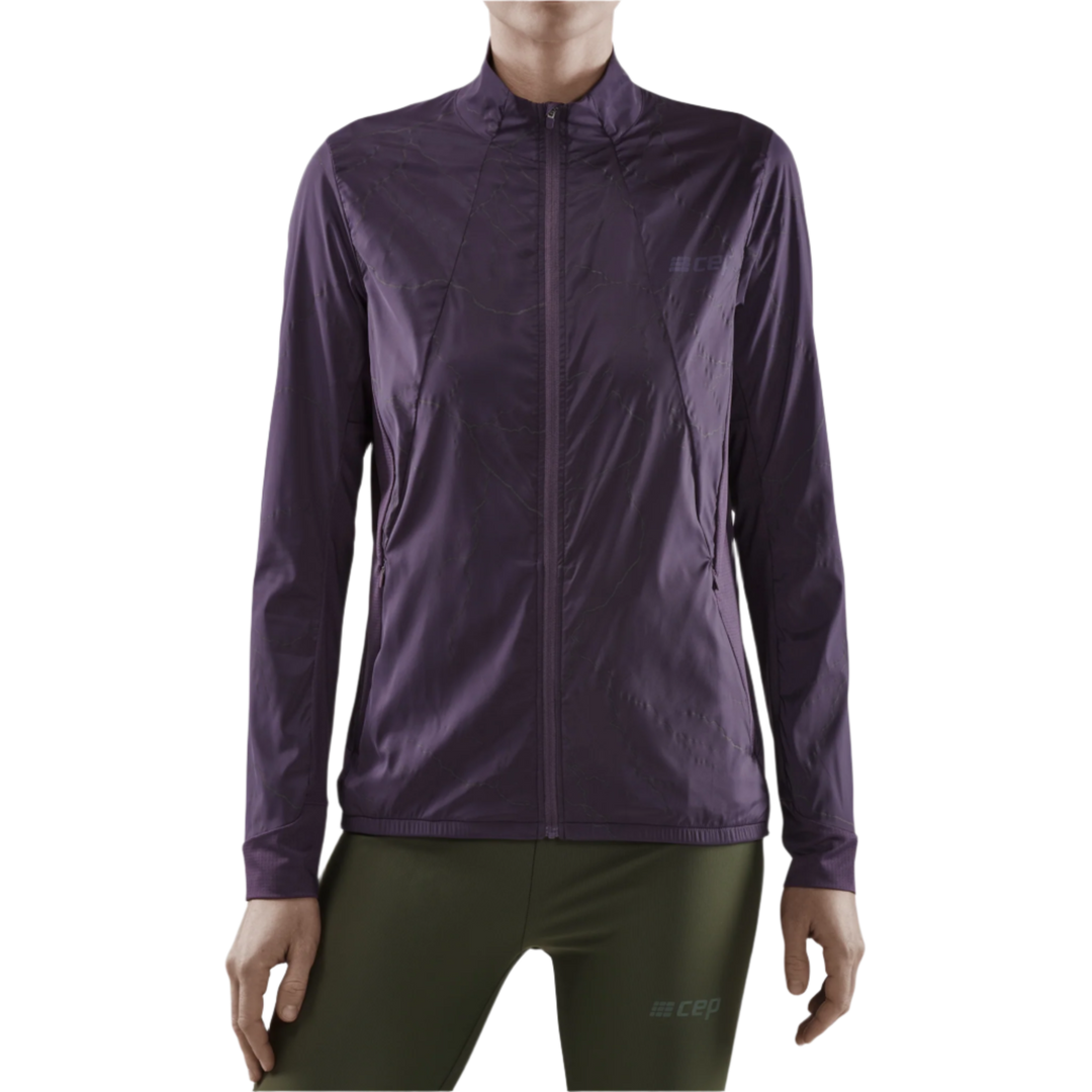 Reflective Windbreaker, Women, Purple