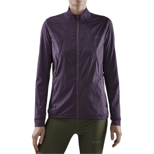 Reflective Windbreaker, Women, Purple