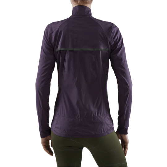 Reflective Windbreaker, Women, Purple, Back View Model