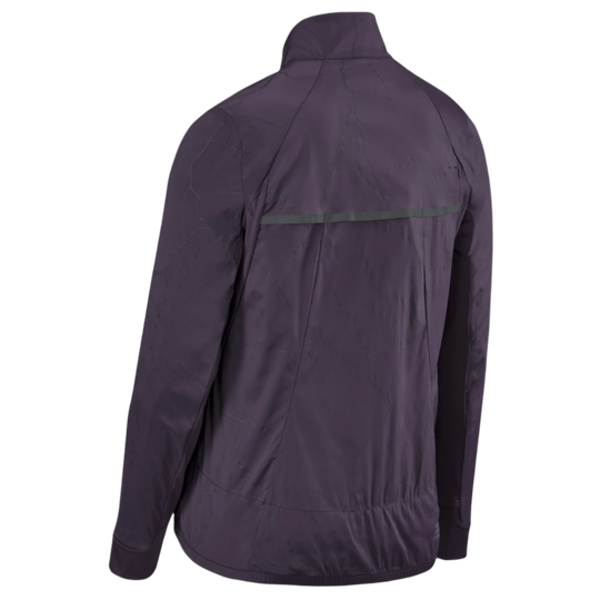 Reflective Windbreaker, Women, Purple, Back View