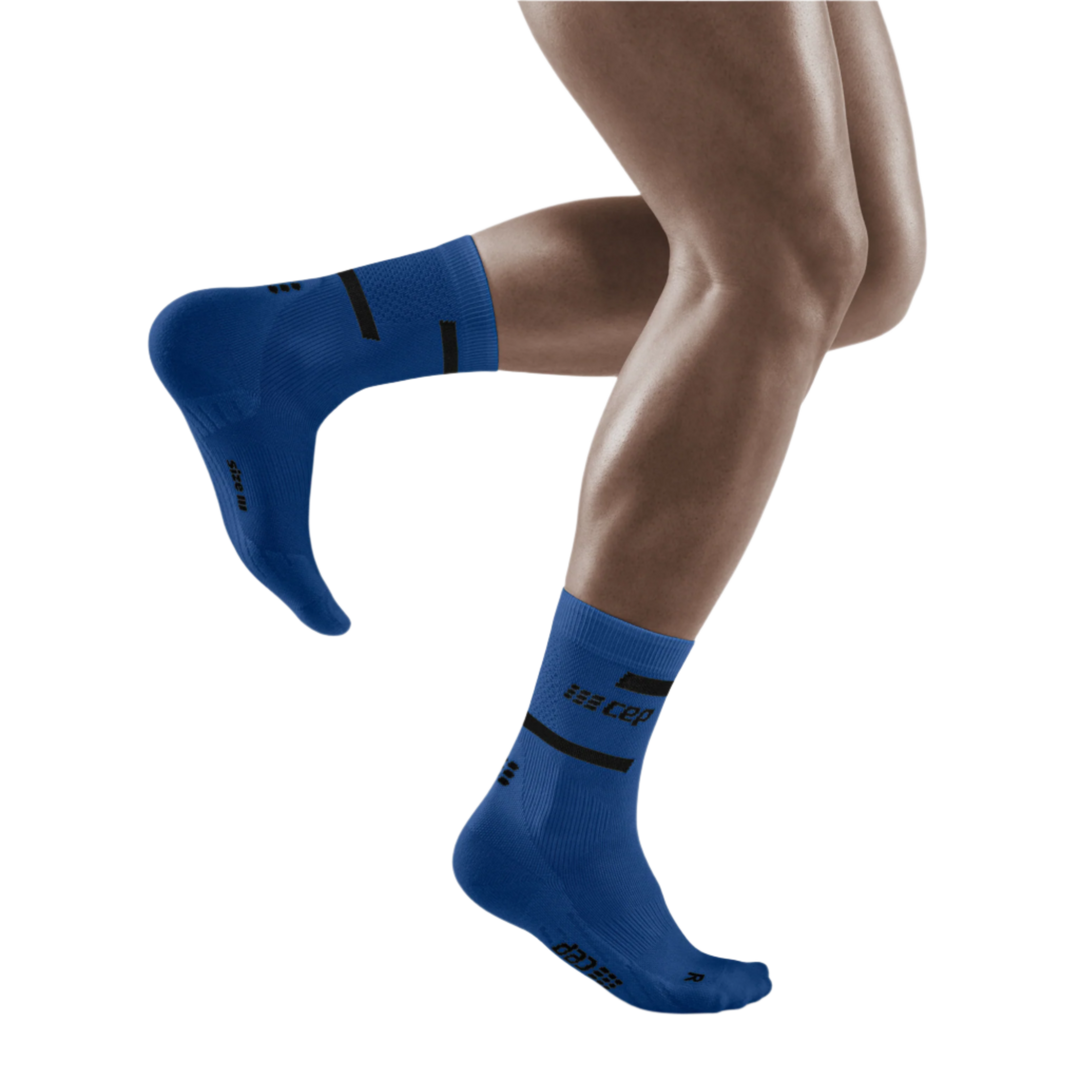 The Run Compression Mid Cut Socks 4.0, Men, Blue