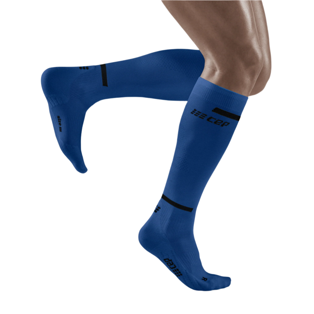 The Run Compression Tall Socks 4.0, Men, Blue/Black