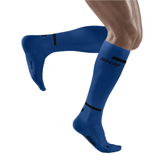 The Run Compression Tall Socks 4.0, Men, Blue/Black