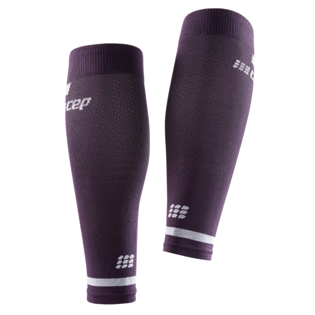 The Run Compression Calf Sleeves 4.0, Women, Violet, Back View