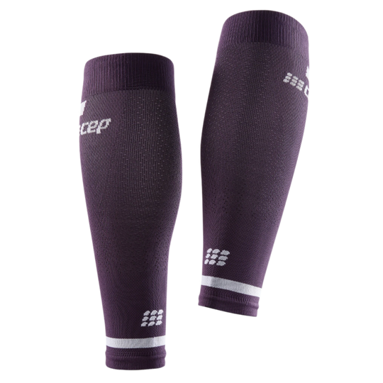 The Run Compression Calf Sleeves 4.0, Women, Violet, Back View