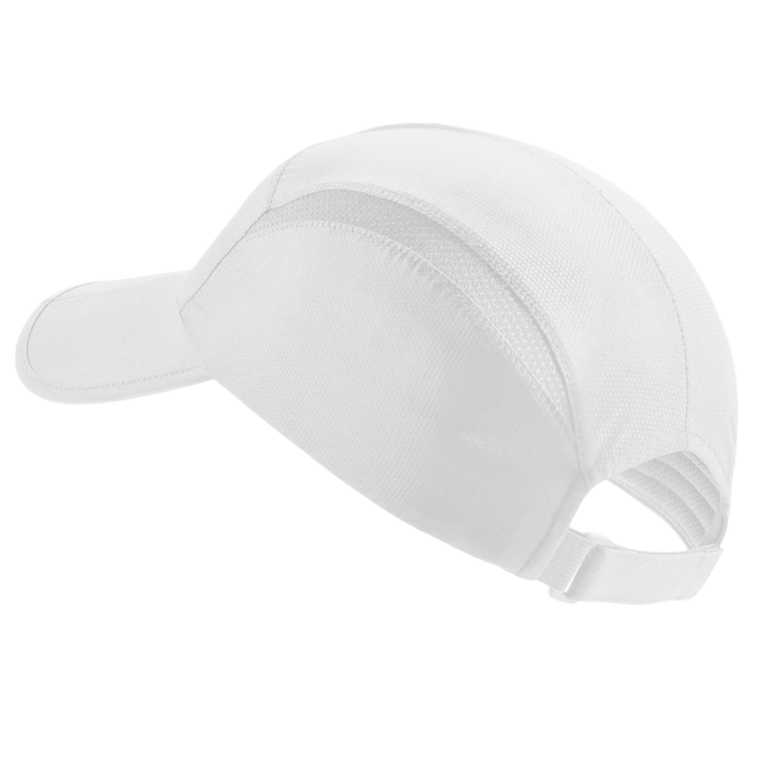 Run Cap, White, Back View