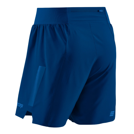 Run Loose Fit Shorts, Men, Blue, Back View