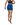 Run Loose Fit Shorts, Women, Blue, Back View Model
