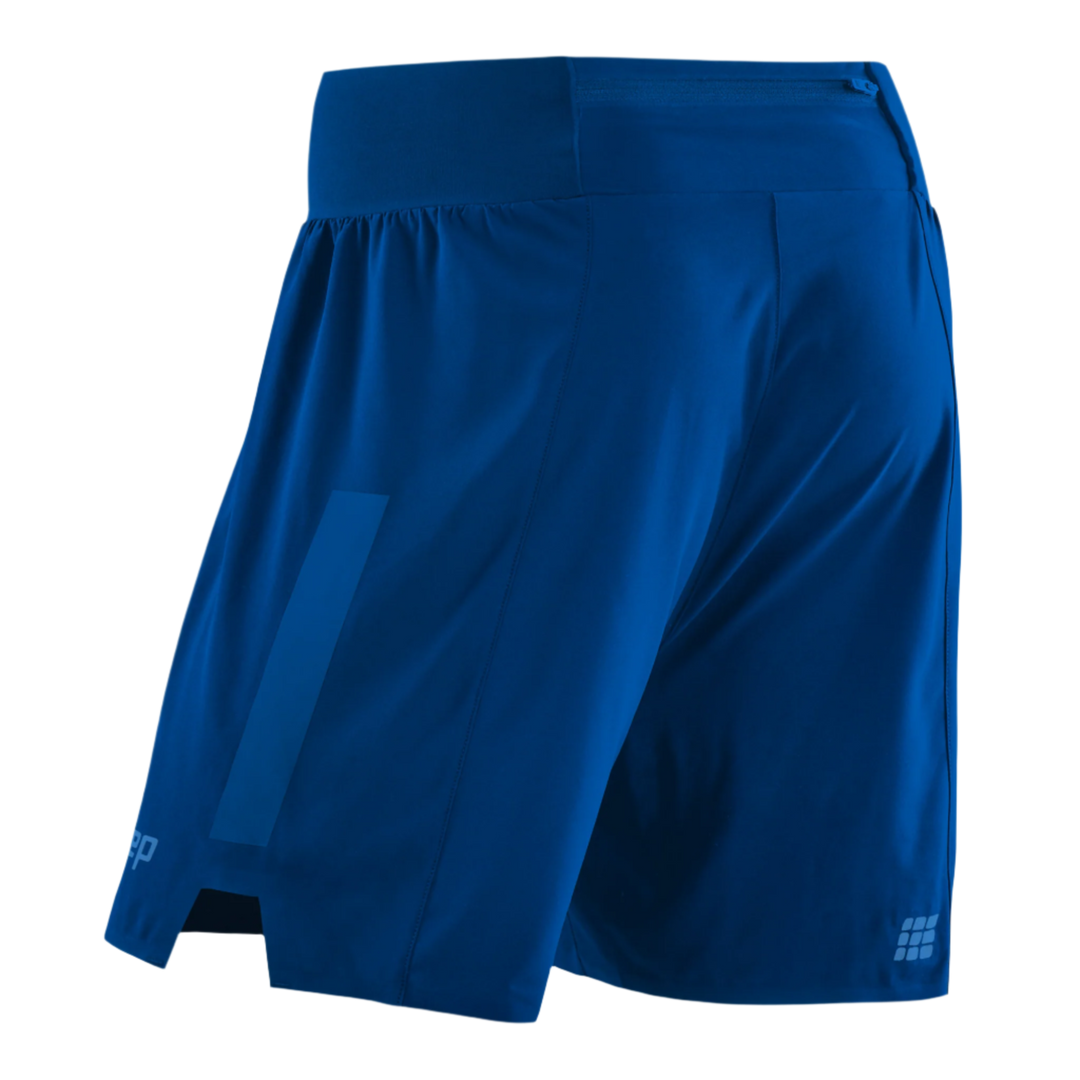 Run Loose Fit Shorts, Women, Blue, Back View