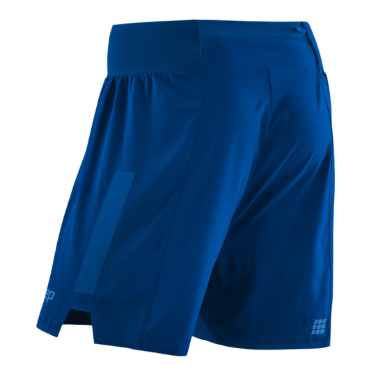 Run Loose Fit Shorts, Women, Blue, Back View