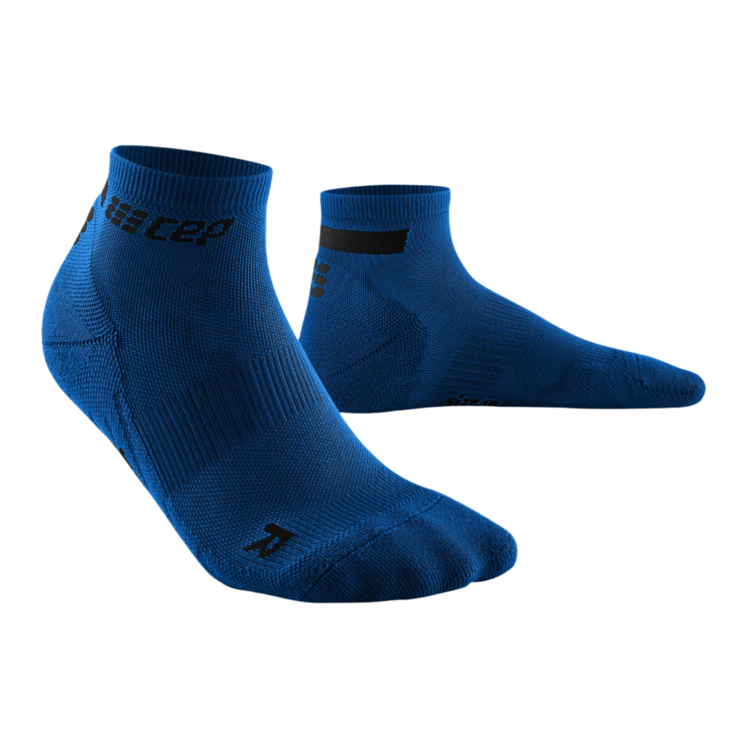 The Run Low Cut Socks 4.0, Men, Blue, Front View