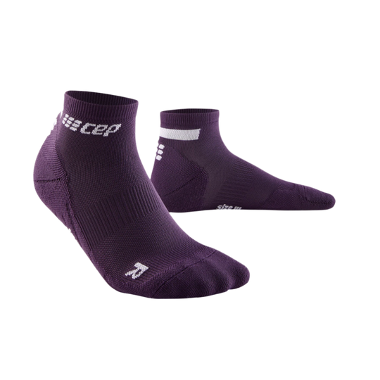 The Run Low Cut Socks 4.0, Men, Violet, Front View