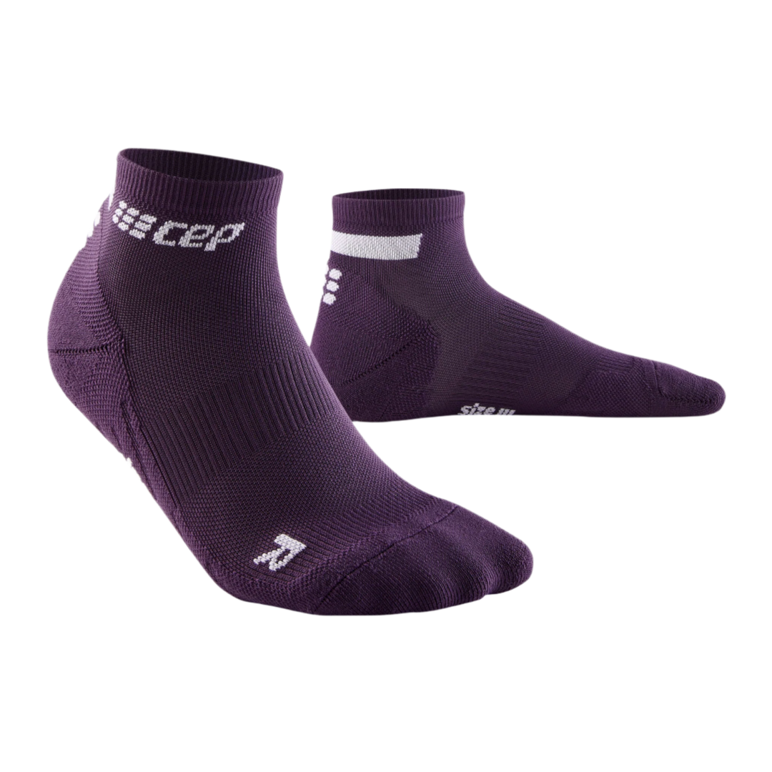 The Run Low Cut Socks 4.0, Women, Violet, Front View