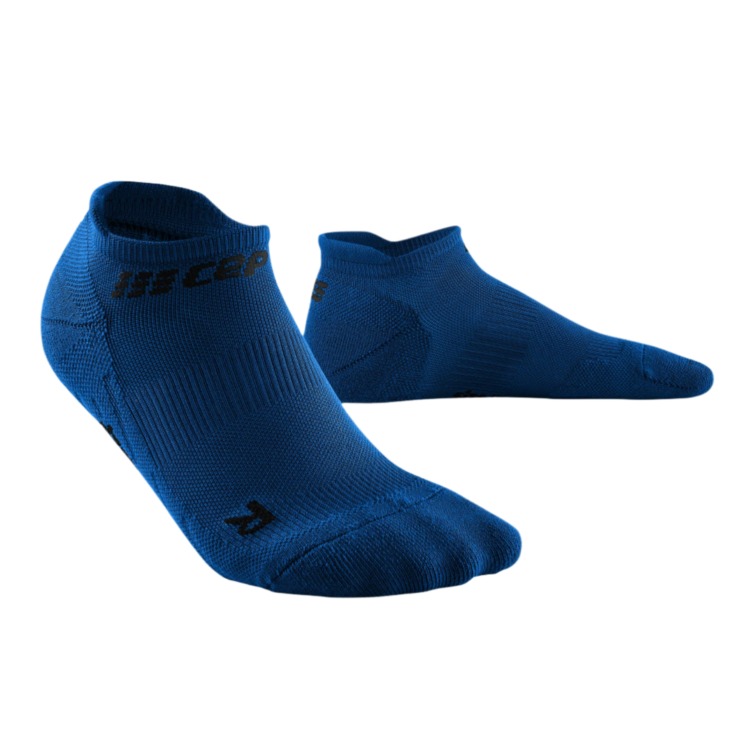 The Run No Show Socks 4.0, Men, Blue, Front View