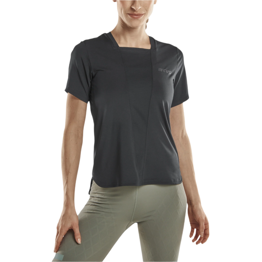 Run Short Sleeve Shirt 4.0, Women, Black