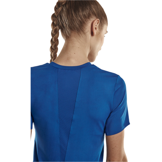 Run Short Sleeve Shirt 4.0, Women, Royal Blue, Back Detail