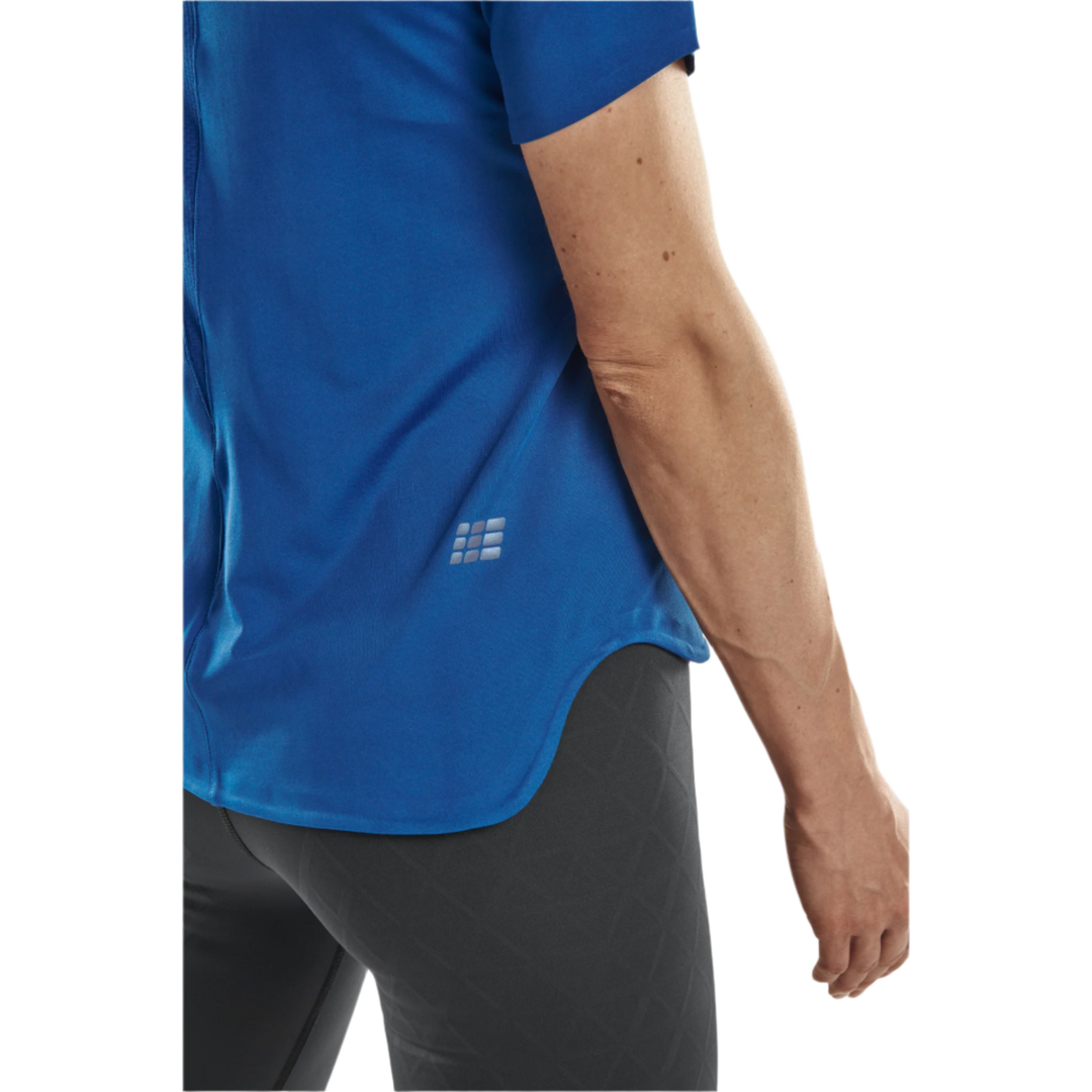 Run Short Sleeve Shirt 4.0, Women, Royal Blue, Details