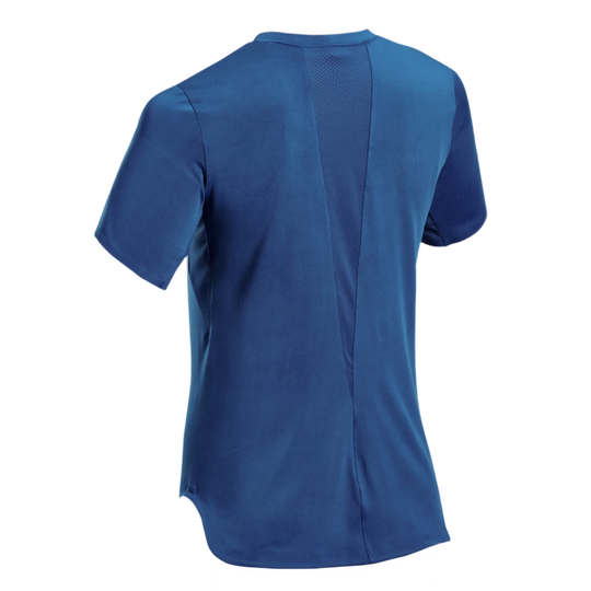 Run Short Sleeve Shirt 4.0, Women, Royal Blue, Back View