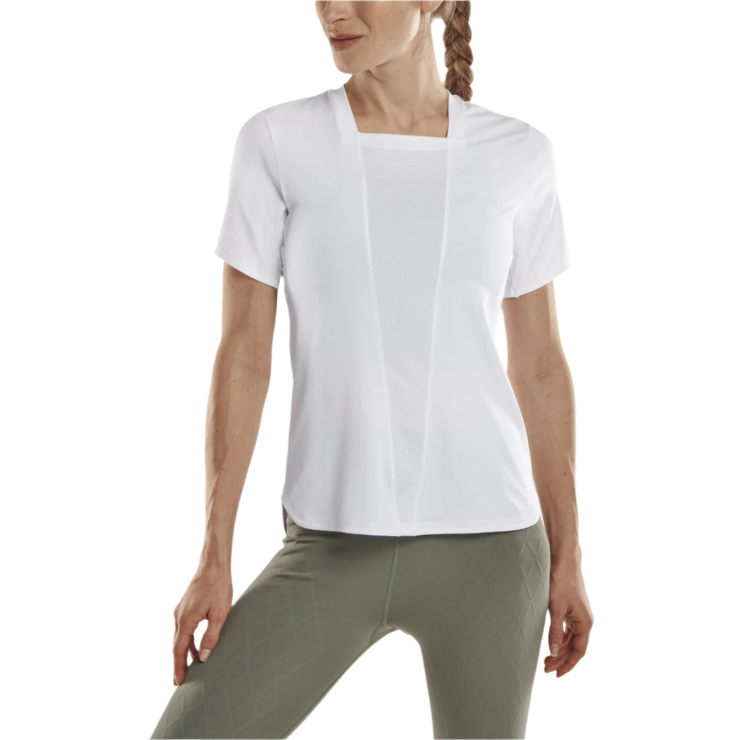 Run Short Sleeve Shirt 4.0, Women, White