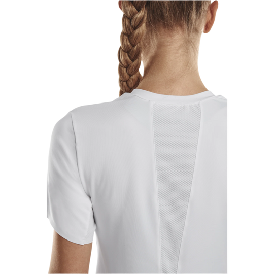 Run Short Sleeve Shirt 4.0, Women, White, Back Detail