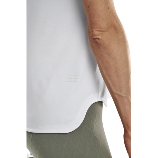 Run Short Sleeve Shirt 4.0, Women, White, Details