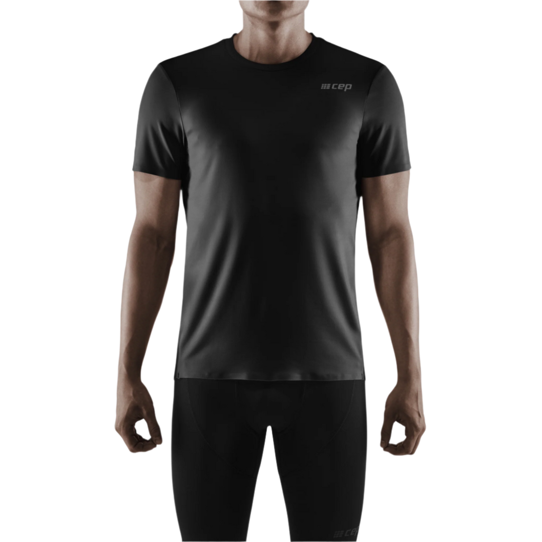 Run Shirt Short Sleeve, Men, Black