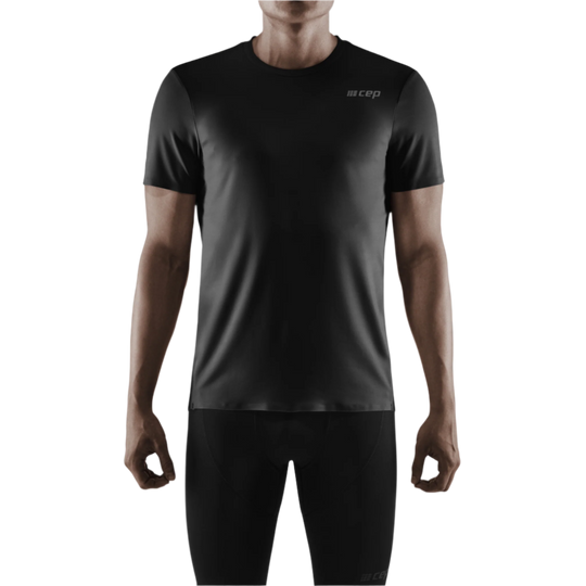 Run Shirt Short Sleeve, Men, Black