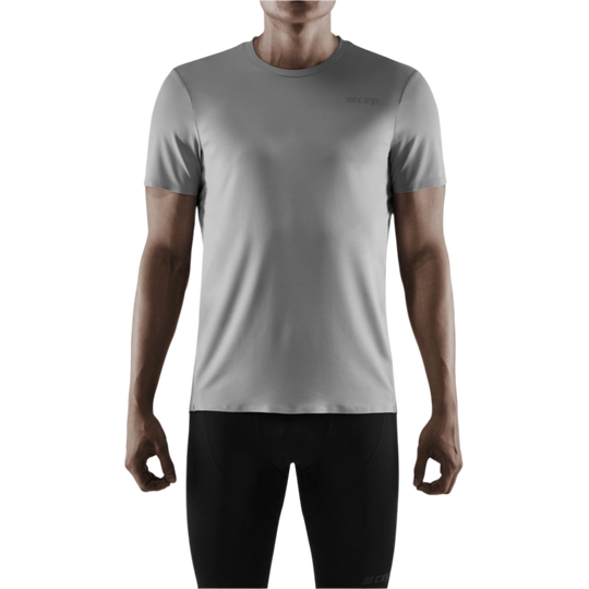 Run Shirt Short Sleeve, Men, Grey