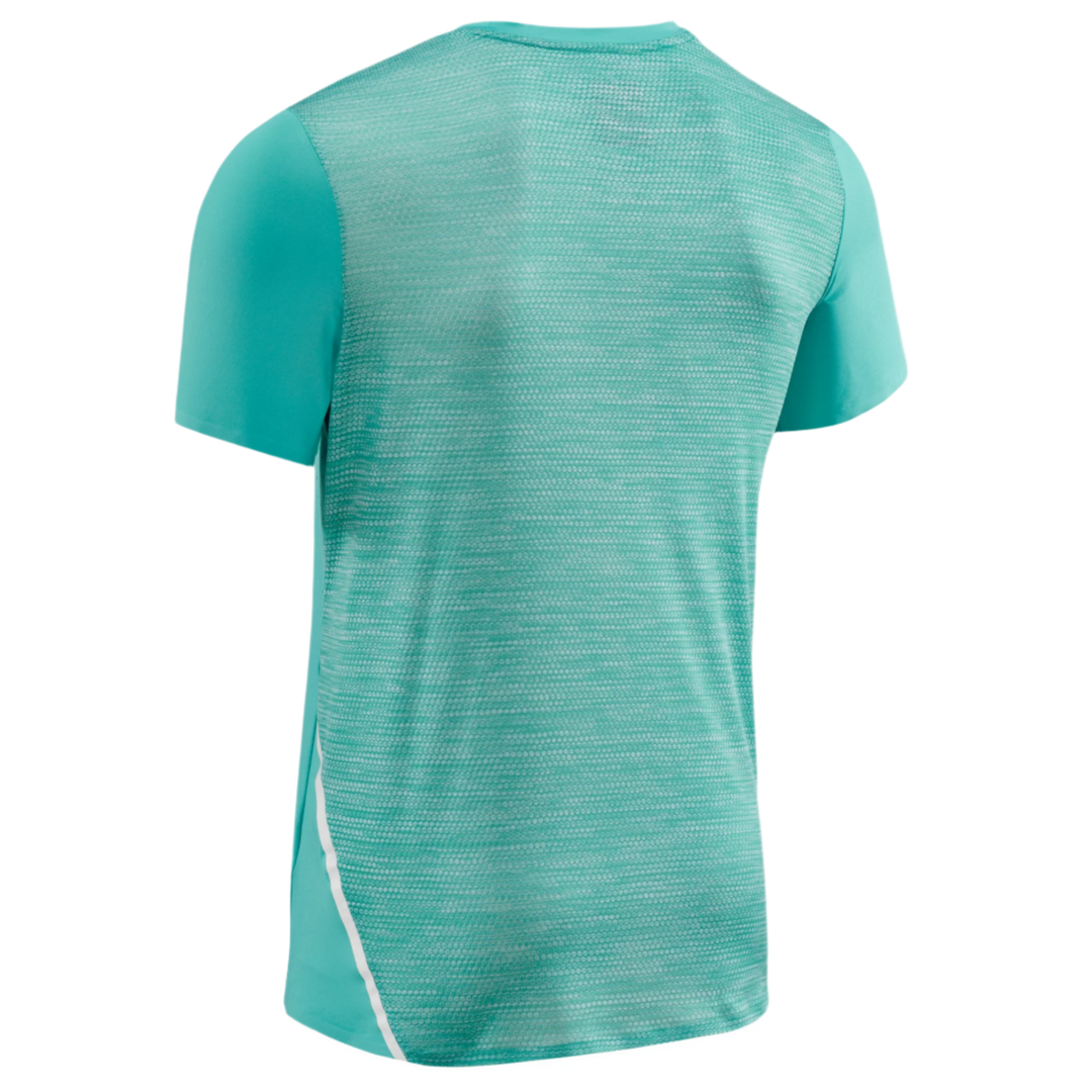 Run Shirt Short Sleeve, Men, Ocean, Back View