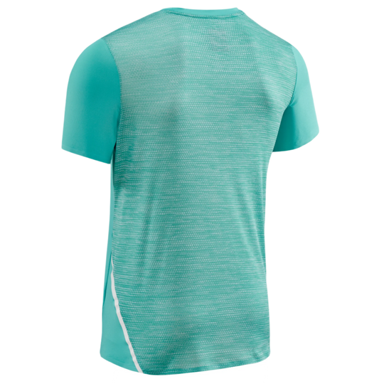 Run Shirt Short Sleeve, Men, Ocean, Back View