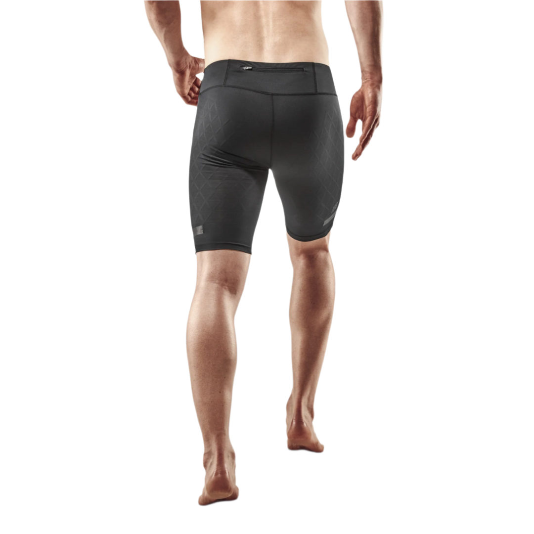 The Run Support Shorts, Men, Black, Back View Model