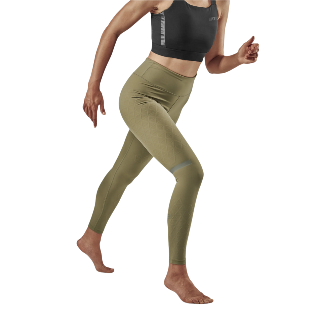 The Run Support Tights, Women, Olive