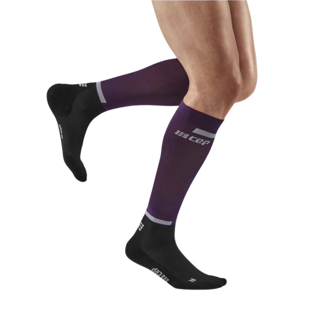 The Run Compression Tall Socks 4.0, Men, Violet/Black