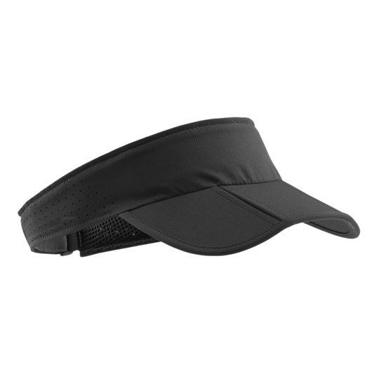 Run Visor, Black, Front View