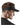 Run Visor, Black, Side View Model, Men