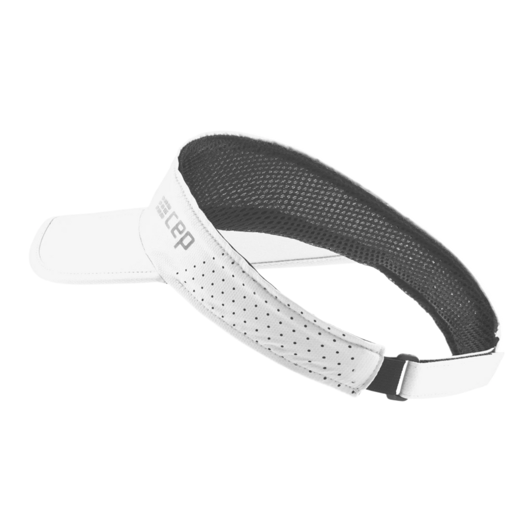 Run Visor, White