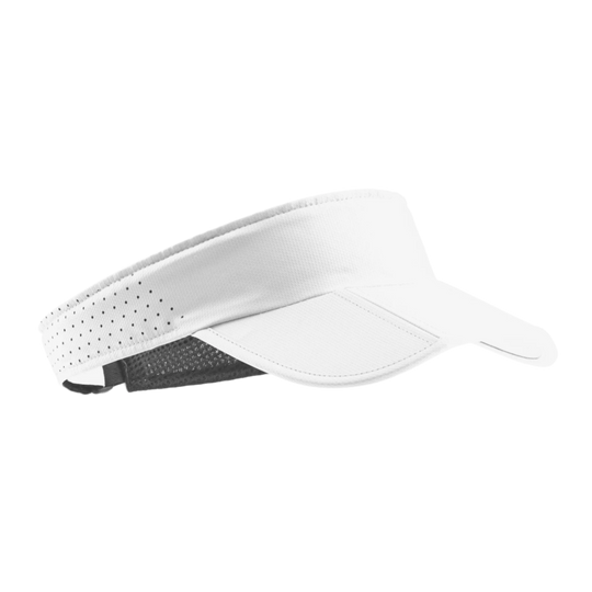 Run Visor, White, Front View